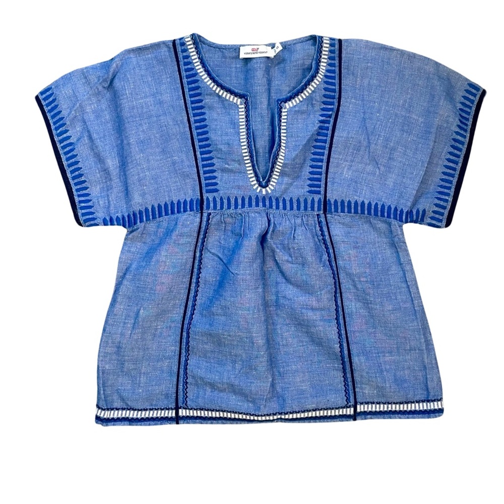 Vineyard Vines Geo Embroidered Top - Picture 3 of 6